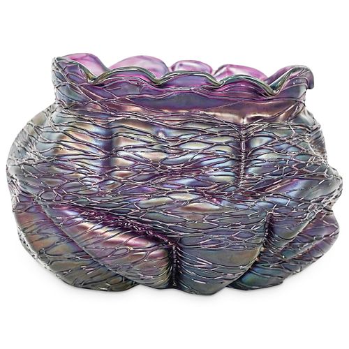 LOETZ AMETHYST THREADED GLASS