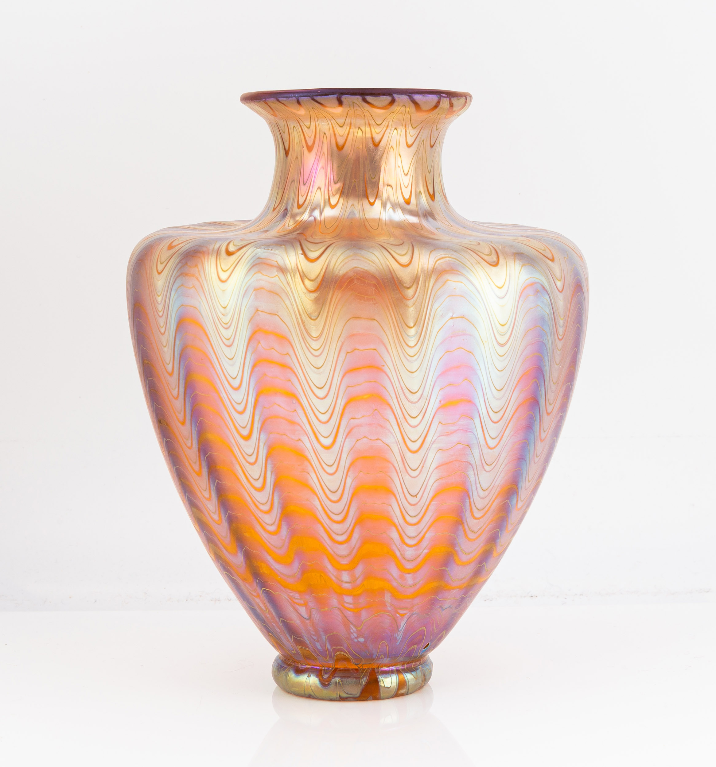 LOETZ ART GLASS VASE Austria, early