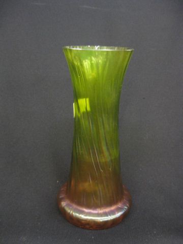 Loetz Art Glass Vase cranberry to