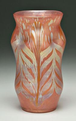 Loetz art glass vase, iridescent