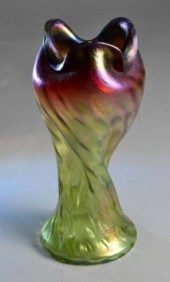 Loetz Art Glass Vase irridesce