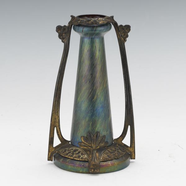 LOETZ ART NOUVEAU VASE 9 ¾"H