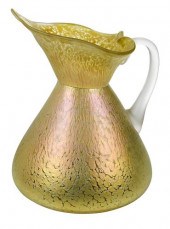 LOETZ ATTRIBUTED ART GLASS JUG