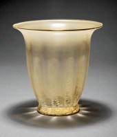 LOETZ ETCHED GLASS VASELoetz E