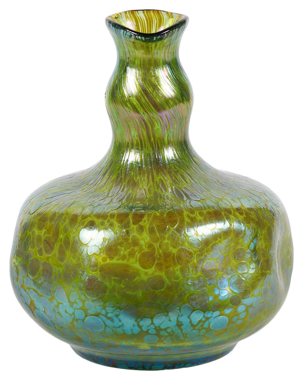 LOETZ GREEN IRIDESCENT ART