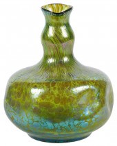 LOETZ GREEN IRIDESCENT ART NOU