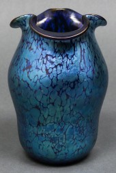 LOETZ PAPILLION COBALT GLASS V