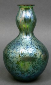 LOETZ PAPILLION GREEN GLASS VA