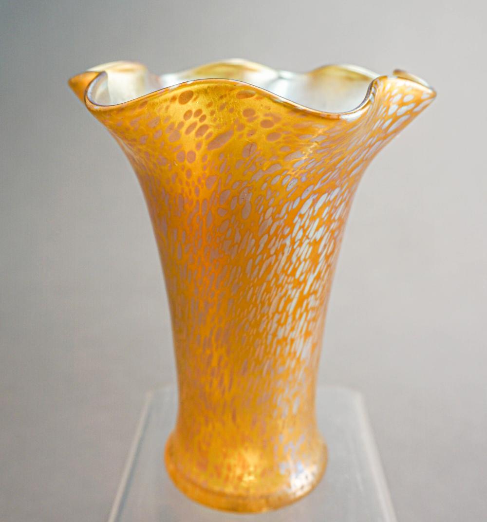 LOETZ ‘PAPILLON’ VASE H: 6 IN.