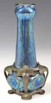 LOETZ PEWTER-MOUNTED PAPILLON