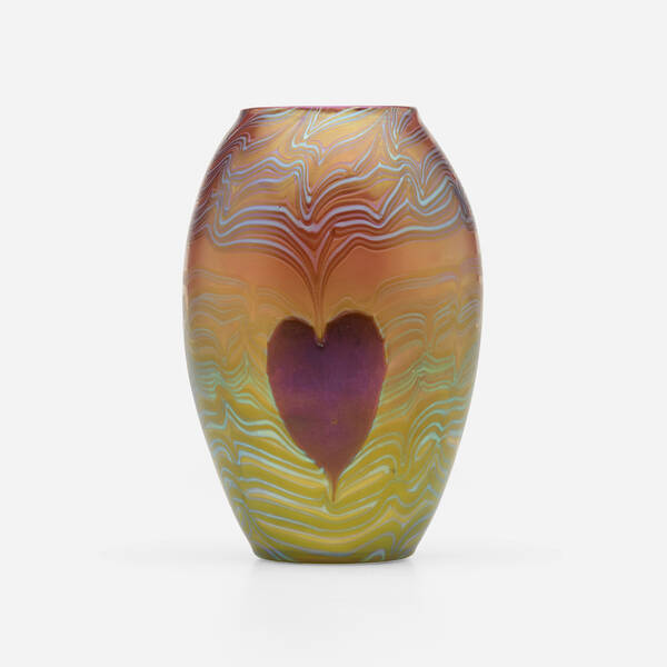 Loetz. Phänomen Hearts vase (Gre