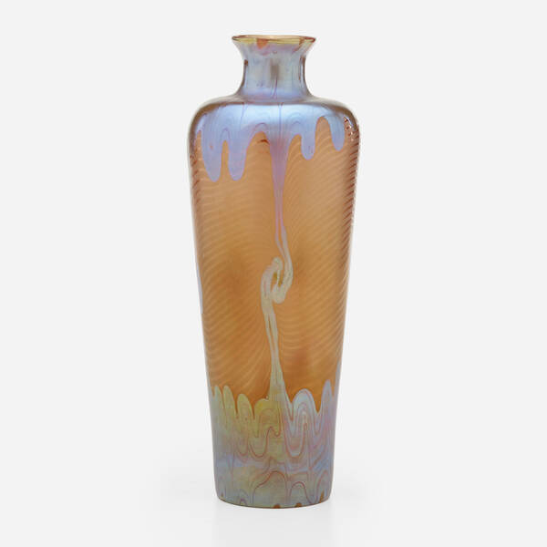 Loetz. Tall Phänomen vase (Gre