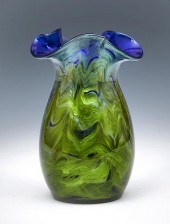 LOETZ TITANIA ART GLASS VASE W