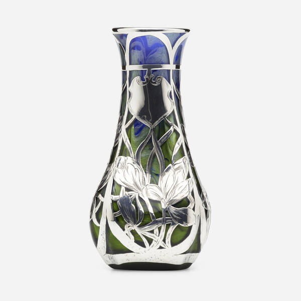 Loetz. Titania vase with overlay