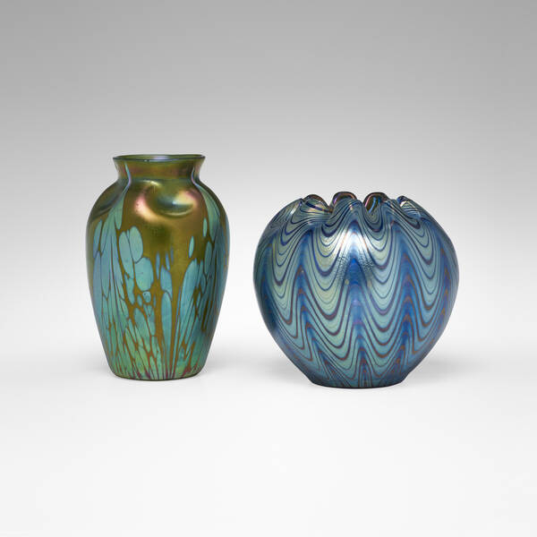 Loetz. Vases, set of two. c.