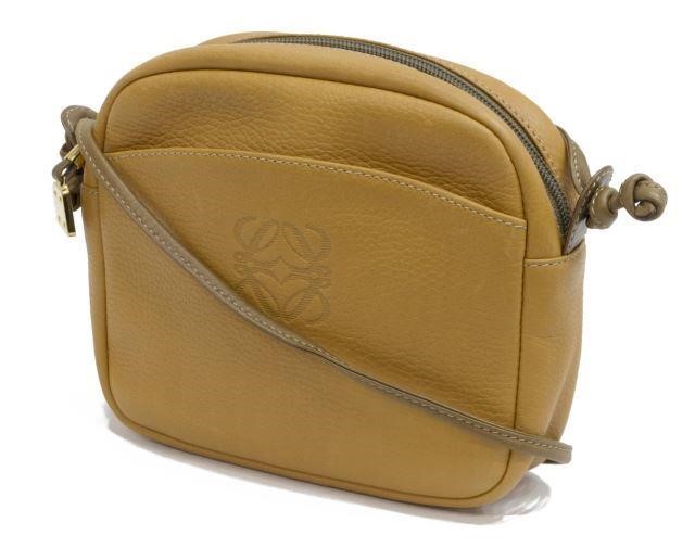 LOEWE YELLOW & TAN LEATHER