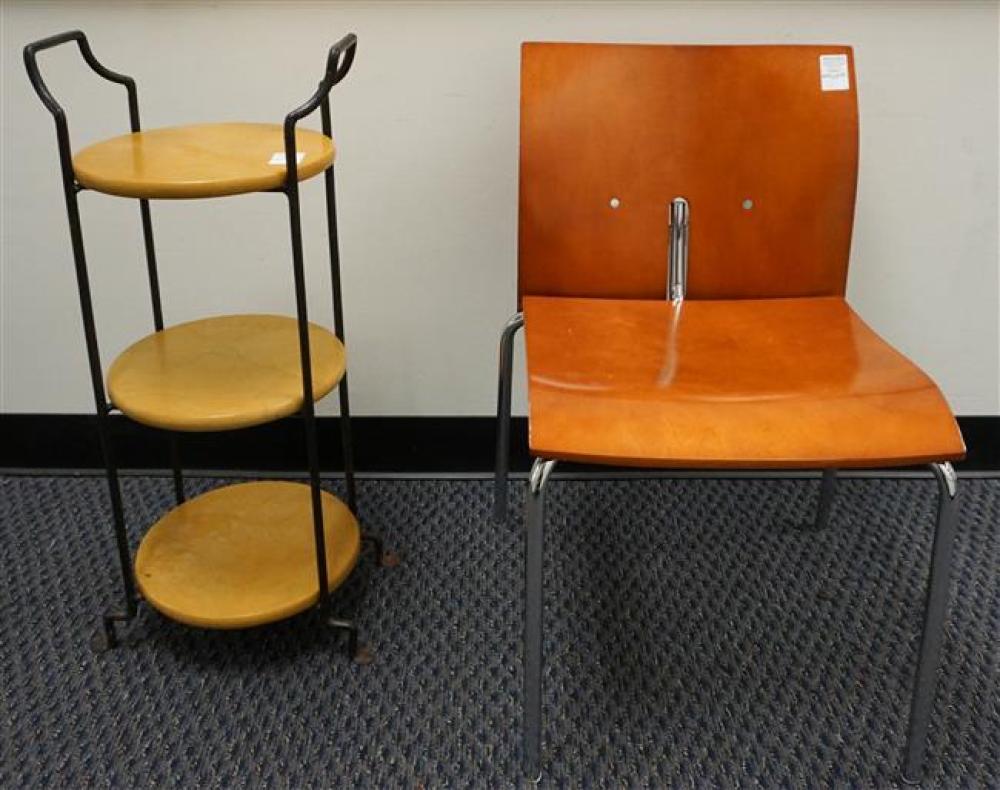 LOEWENSTEIN BENT PLYWOOD AND CHROME
