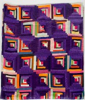 ''Log Cabin'' Crazy Quilt Amer
