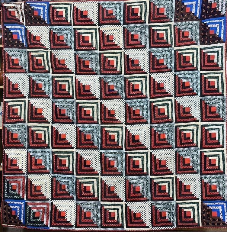 LOG CABIN FIELD & FURROWS PATTERN