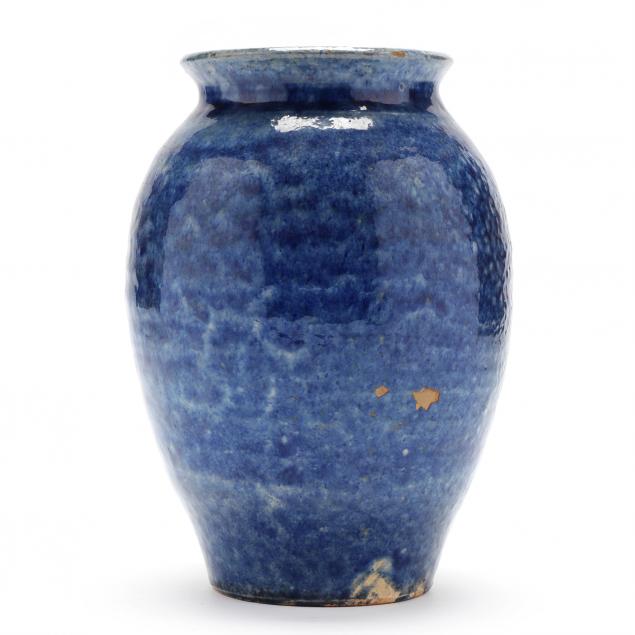LOG CABIN POTTERY, BALUSTER VASE