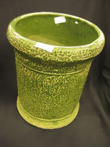 Logan Pottery Jardinere green