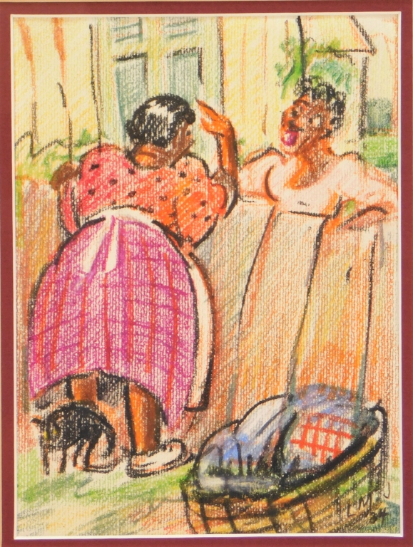 LOIS MAILOU JONES BACKYARD GOSSIP