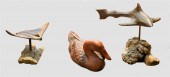 LOIS PEDERSEN CARVED SHARK AND