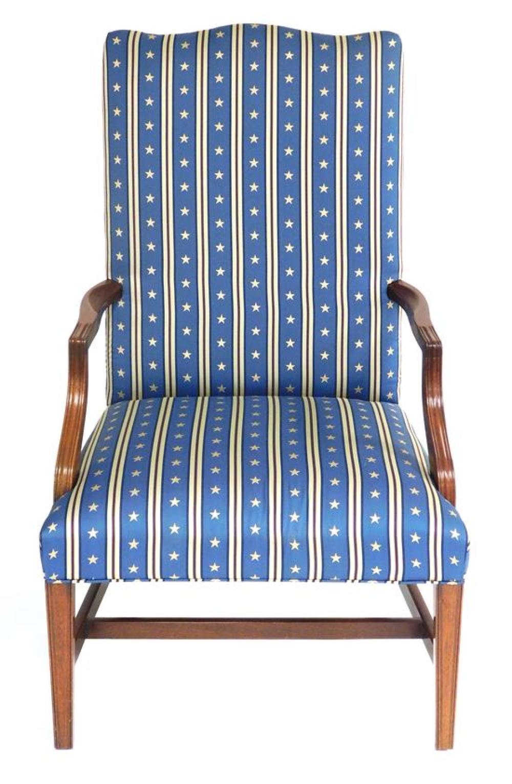 LOLLING ARMCHAIR WITH RED, WHITE,