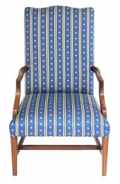 LOLLING ARMCHAIR WITH RED, WHI