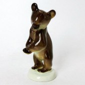 LOMONOSOV FIGURINE, BEARBrown