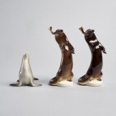 LOMONOSOV PORCELAIN OTTERS & S