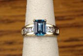 LONDON BLUE TOPAZ AND YELLOW G
