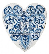 LONDON DELFT BLUE AND WHITE HE