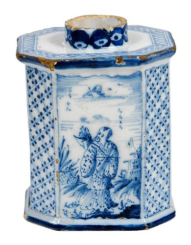 LONDON DELFT BLUE AND WHITE TEA