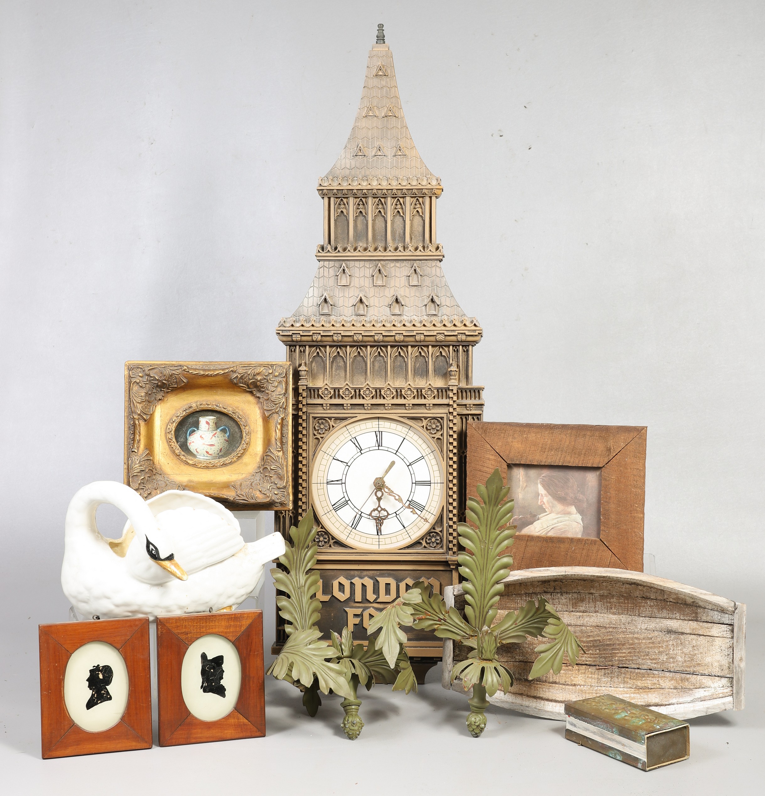 London Fog advertising wall clock
