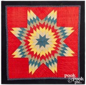 LONE STAR CRIB QUILT, EARLY 20