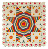 LONE STAR QUILT WITH SCALLOPED