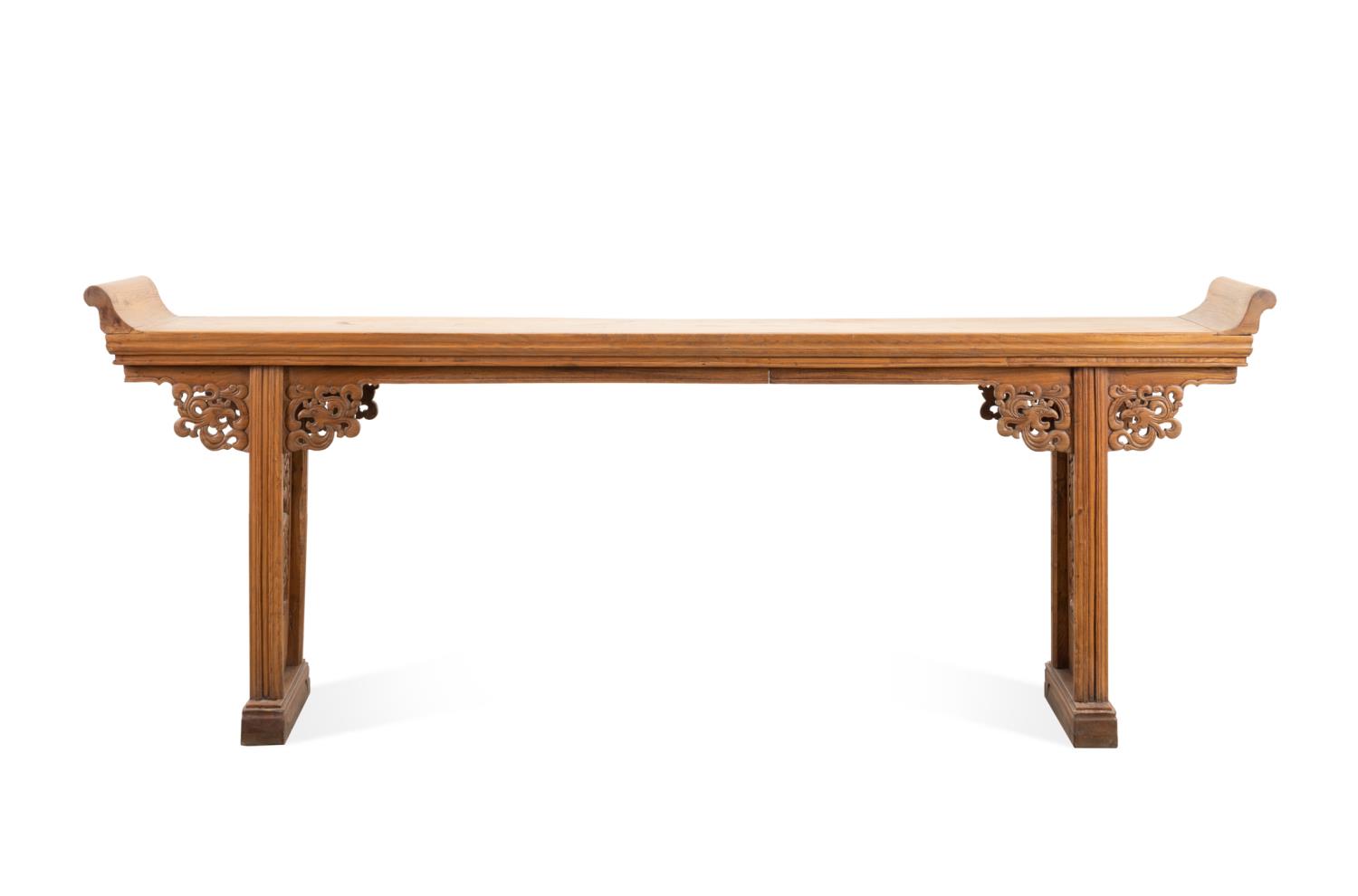 LONG CHINESE ELM RUYI MOTIF ALTAR