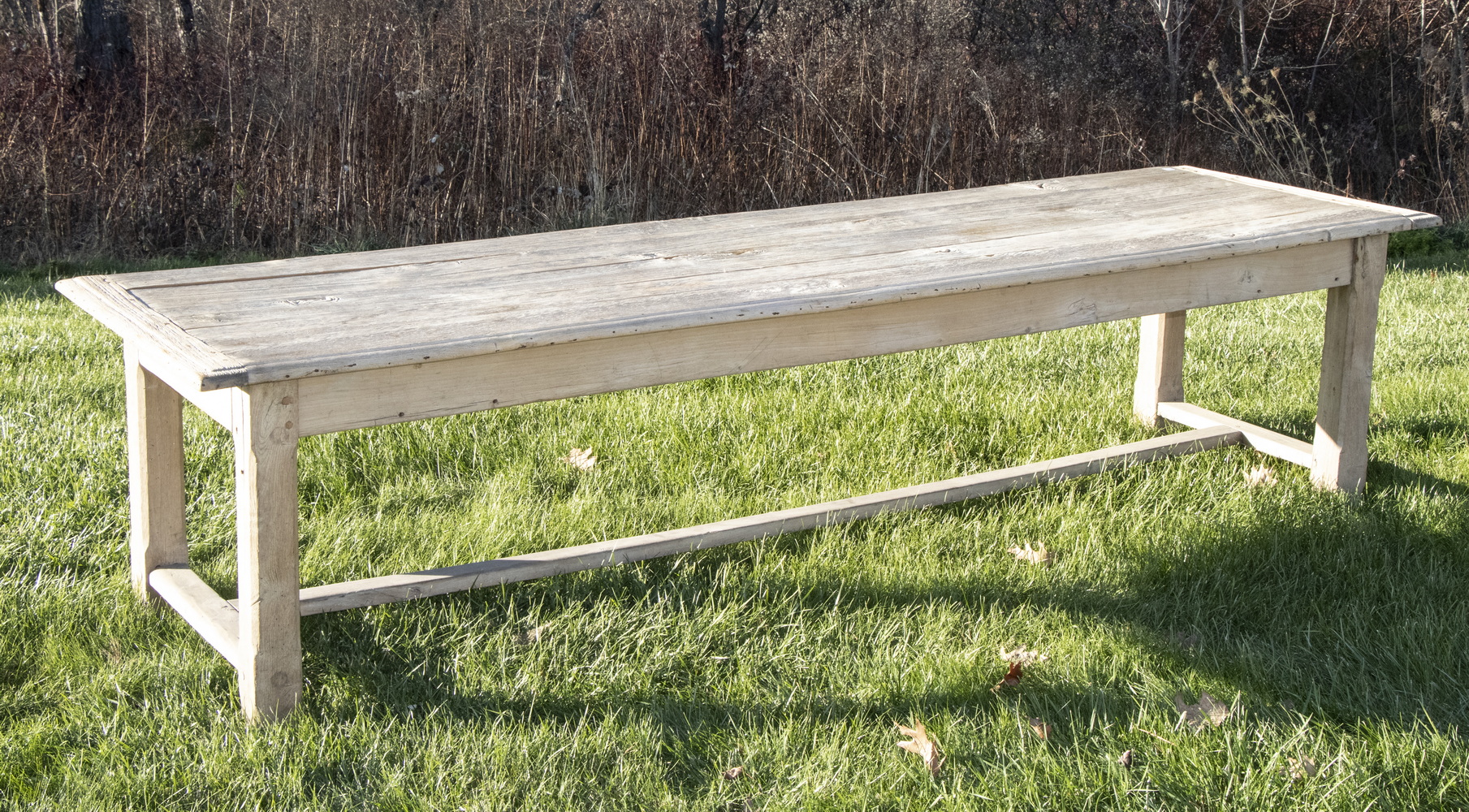 LONG FRENCH PROVINCIAL FARM TABLE