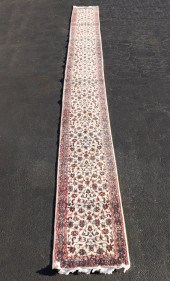 LONG HAND WOVEN TABRIZ RUNNER,