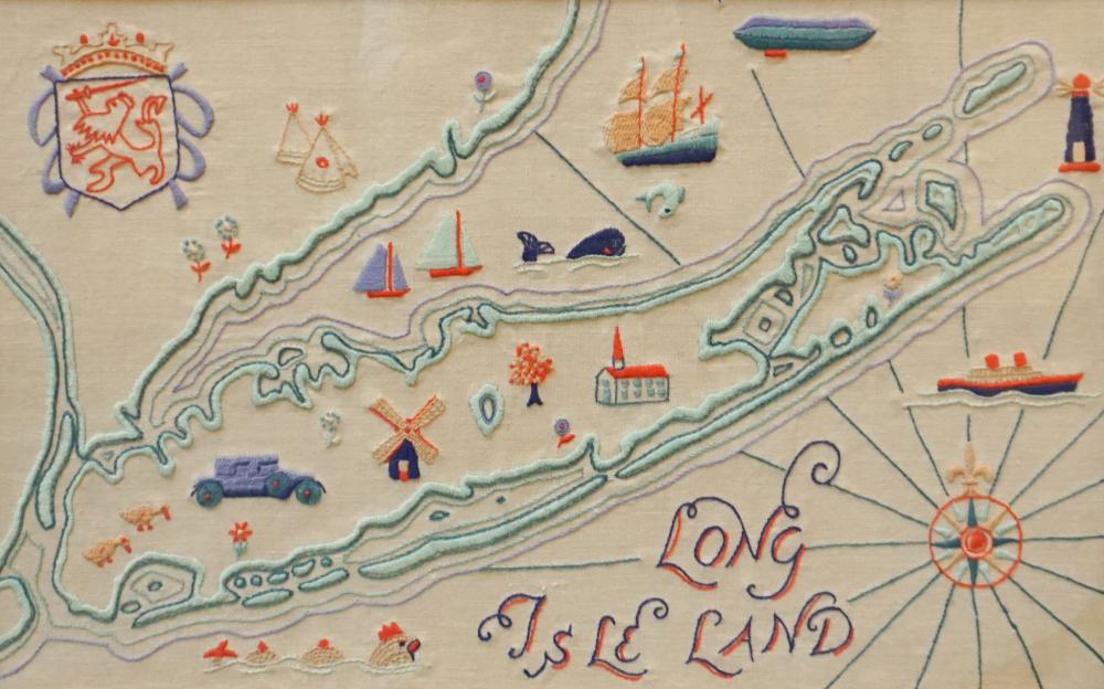 LONG ISLE LAND EMBROIDERY, FRAME: