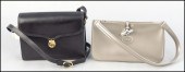 LONGCHAMP BLACK LEATHER SHOULD