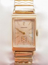 LONGINES 14-KARAT YELLOW-GOLD