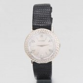 LONGINES 14K DIAMOND DIAL CIRC