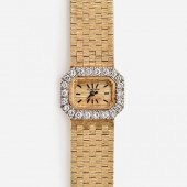 LONGINES 14K DIAMOND LADIES WA