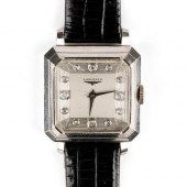 LONGINES 14K GOLD DIAMOND WRIS