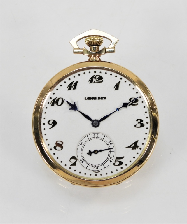 LONGINES 14K GOLD POCKET WATCH
