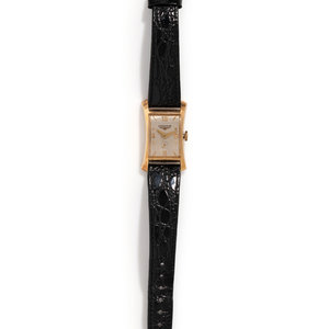 LONGINES, 14K YELLOW GOLD WATCH