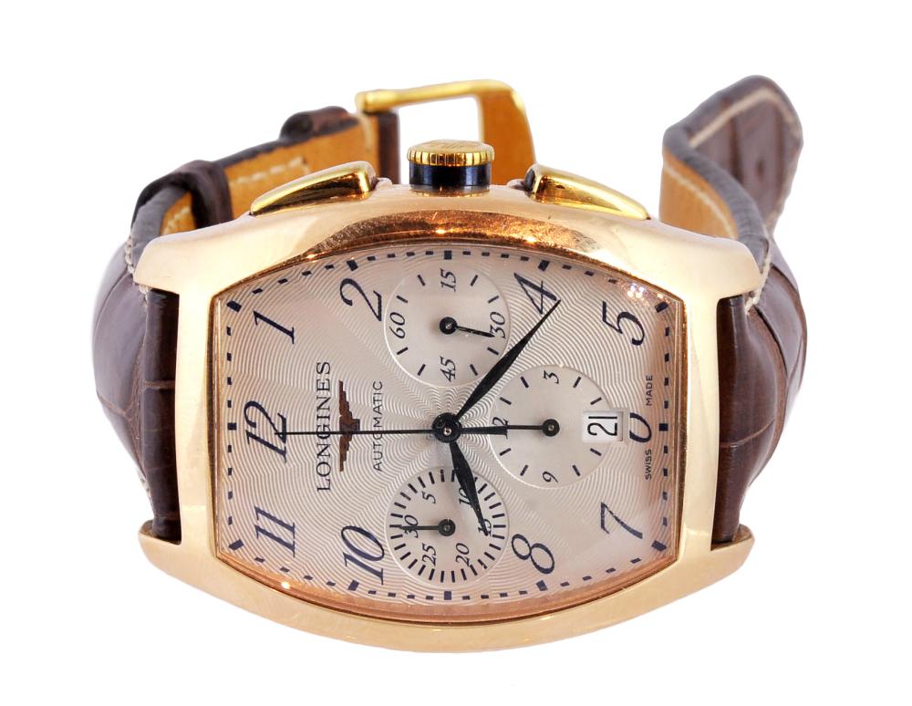 LONGINES 18K GOLD MEN'S EVIDENZA