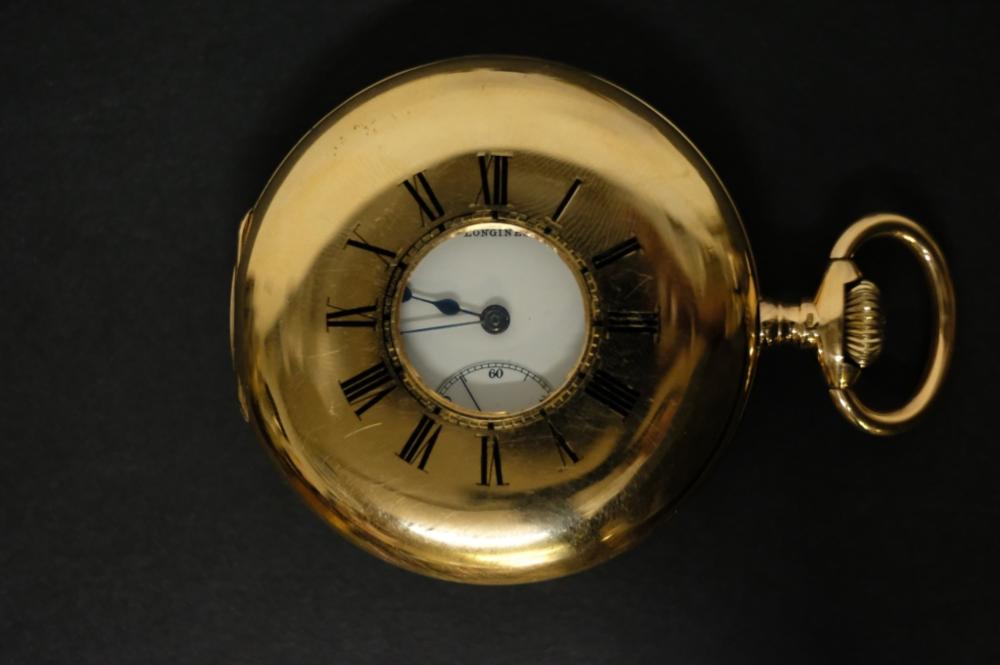 LONGINES 18K YG POCKET WATCH